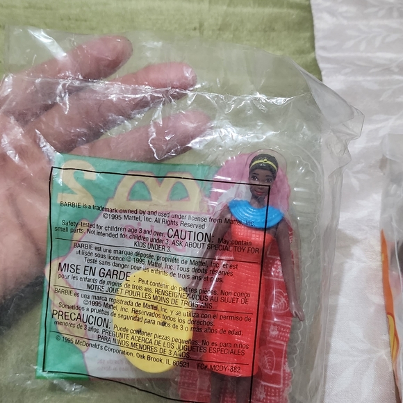 BARBIE 1995 mcdonalds happy meal toys (unopened) - Picture 12 of 13